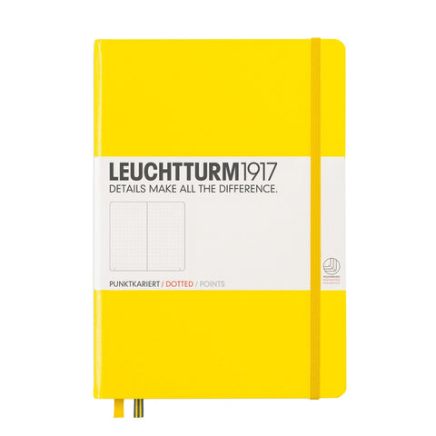 Leuchtturm1917 Medium Size Hardcover Dotted Lemon