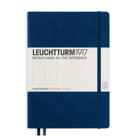 Leuchtturm1917 Hardcover Medium Dotted Journal [Navy]
